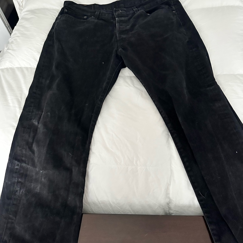 Levi's Men's Jet Black Straight Jeans